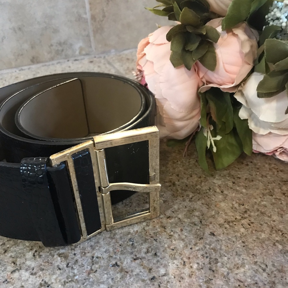 Banana Republic black belt- - size small